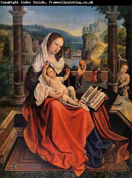 Bernard van orley Mary with Child and John the Baptist